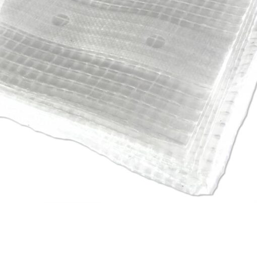 Gewapend transparant afdekzeil 4x5m 240gr/m² - Afbeelding 4
