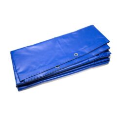 Blauw PVC afdekzeil 2x3m 600gr/m²