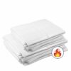 Wit afdekzeil 150gr NVO Brandvertragend