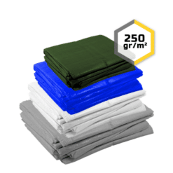 Afdekzeilen 250gr/m²