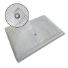 Gewapend transparant afdekzeil 4x8m 200gr/m² met ringen