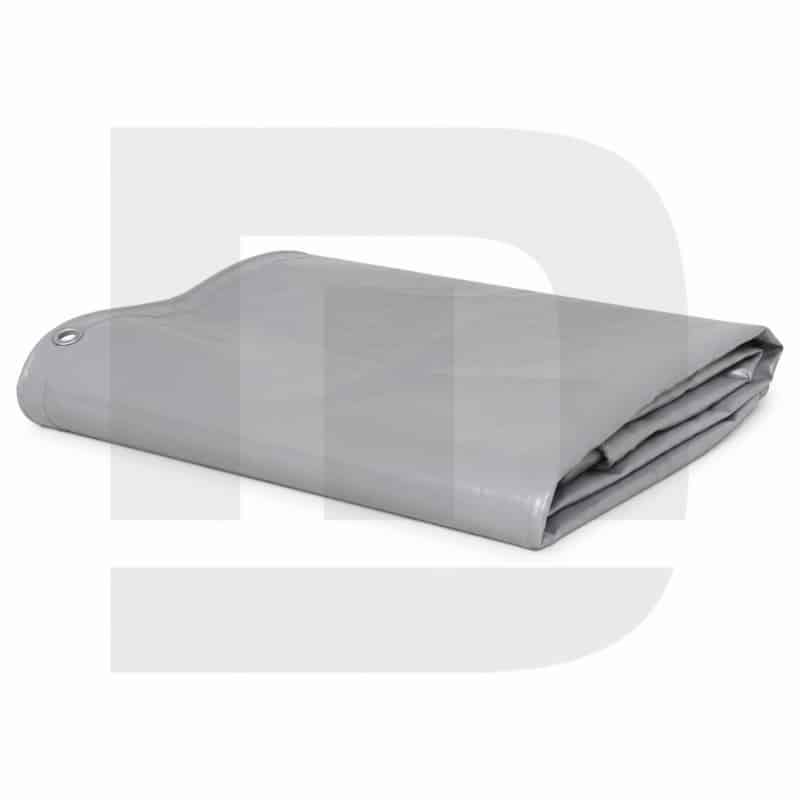 Grijs PVC afdekzeil 3x4m 650gr/m² - Afbeelding 4